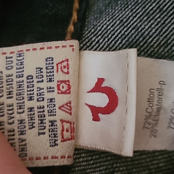 True Religion Joey Dark Wash Flare Cut Jeans - Picture 11 of 15